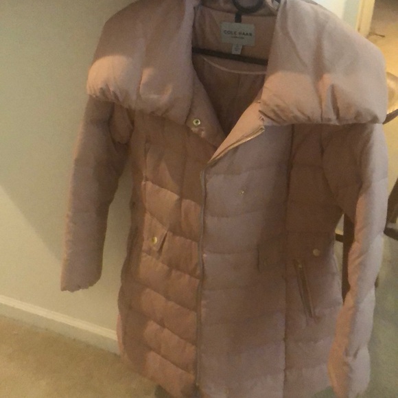 Cole Haan- GORGEOUS BLUSH PINK winter coat💋💄👀 - Picture 4 of 4